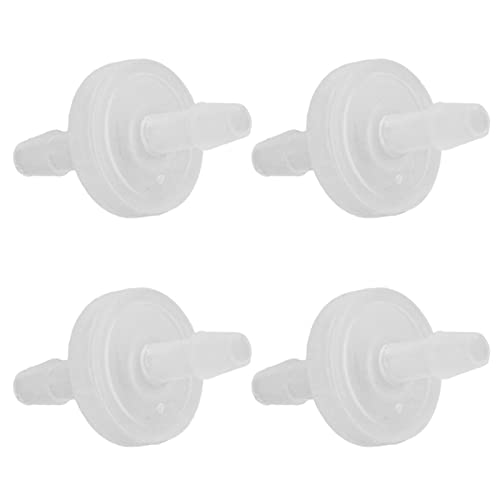 ZJchao Scheckventil, 12 -pcs -Aquariumprüfventilluftventil Aquariumluftpumpe Zubehör Resistenzöl Einweg Einweg -Luftventil -PP -Scheckventil für die Fischchemieindustrie (4mm) von ZJchao