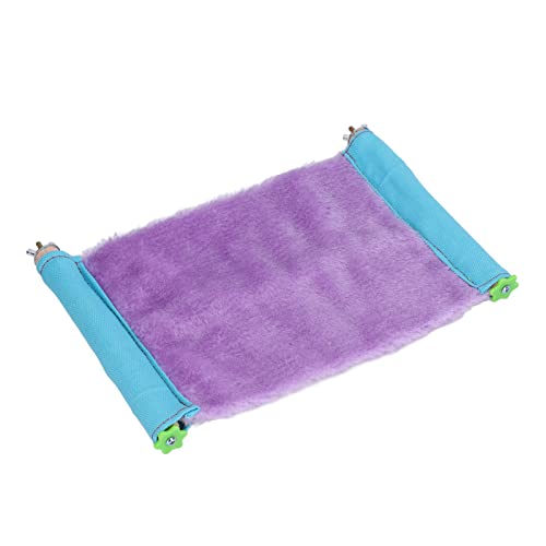 ZJchao Vogelbett Chinchilla Honig Segelflugzeug Weich Warm Hängende Hängematte Tragbarer Sicher Bequemer Raumpapagei Hamster Eichhörnchen Igel Igel [Käfigreisen] (Purple) von ZJchao