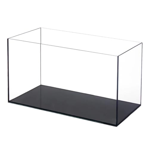 Ultraklares Glas-Aquarium – Randloses Tischaquarium für Kampffische, Goldfische und Aquascaping, Kristallglas-Aquarium als Dekoration für Zuhause und das Büro(Large) von ZKBDBWTR
