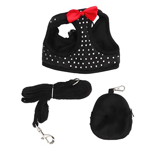 Dog Harness and Leash Escape Proof Adjustable Breathable Comfortable Cat Walking Jackets for Small Dogs (XS) von ZLXHDL