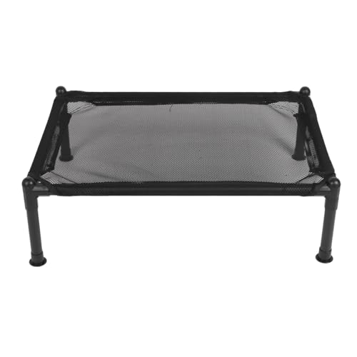 Erhöhtes Hundebett, atmungsaktives Netzdesign erhöhter Stahlrahmen bequemer Außenhund -Hundebett zum Campen, Gartenpark (Extra groß 57L 13,1 x 14,4 x 18,5 Zoll) von ZLXHDL