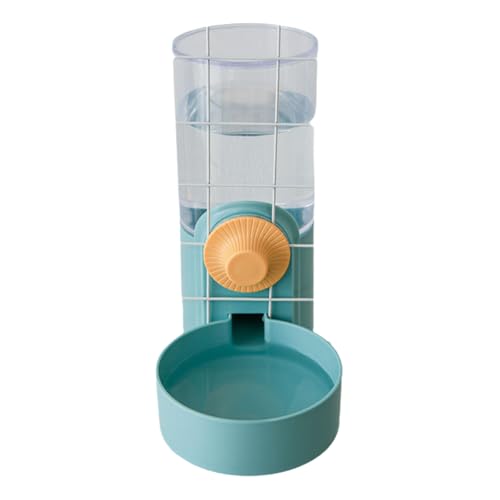 Katzen kroketten Dispenser, aufgehängtes Design mit automatischer Gamelle, bequemer Wassersp Ender und Füße 1L für Haustiere von ZLXHDL
