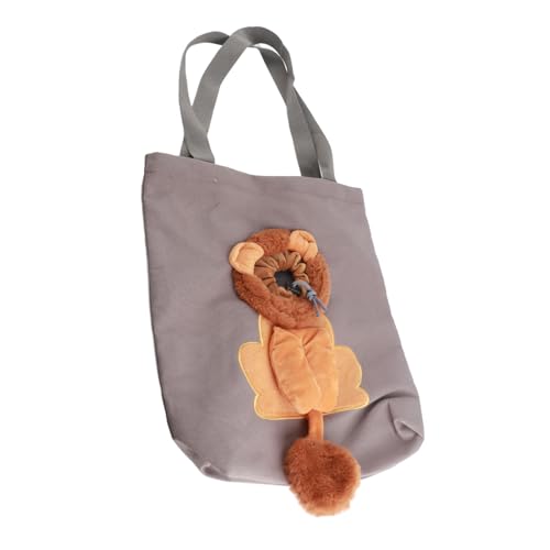 Katzentransportbeutel, atmungsaktivem Rucksack in verstellbaren Leinwand für Tiere, bequemer Schultergurt zum Reisen und Wandern mit Hund oder Kätzchen (Kleine Größe (29,9 x 15 x 6,7 Zoll)) von ZLXHDL