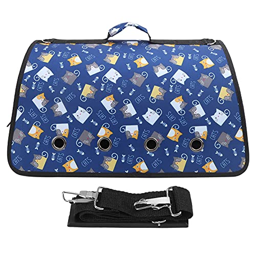 Outdoor Faltbare kleine tierische Schulter transportieren Beutel Katze Welpe 8 Loch Träger Handtasche (Medium) von ZLXHDL