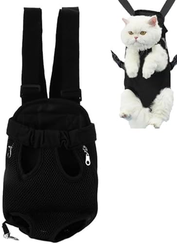 Verstellbarer Hunde-Tragerrucksack,Hundetragerucksack für Wandern,Haustier-Brustrucksack für Wandern und Reisen für Wandern Reisen Outdoor(L-Schwarz) Verstellbarer Hunde-Tragerrucksack,Hundetragerucksack für Wandern,Haustier-Brustrucksack für Wandern und Reisen für Wandern Reisen Outdoor(L-Schwarz) von ZLXHDL