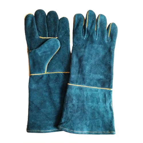 ZLXHDL 16 Zoll Bitt -Proof Tierhandling Handschuhe Leder Haustierschutzhandschuhe für Hunde Katzen Reptilien und Vögel dunkelgrüner Kratzer und verstärkt ZLXHDL 16 Zoll Bitt -Proof Tierhandling Handschuhe Leder Haustierschutzhandschuhe für Hunde Katzen Reptilien und Vögel dunkelgrüner Kratzer und verstärkt von ZLXHDL
