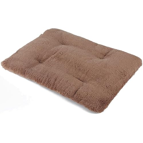 ZLXHDL Gemütliches thermisches Haustierpad, Innenbett im Freien im Freien für Haustiere weiche Plüsch -Selbstheizmatte mit Nicht -Schlupfboden für Winterkuscheln (L) von ZLXHDL