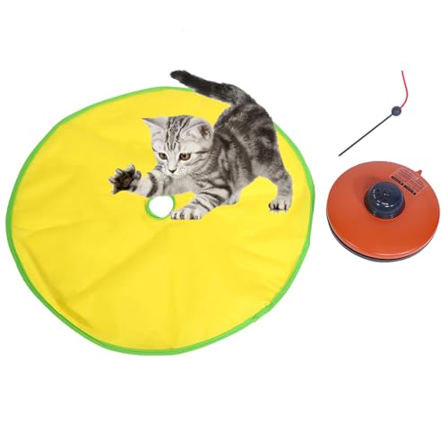 ZLXHDL Interaktives Katzenspielzeug,Katzenspielzeug Elektrisch aus Nylonstoff, Katzenspielzeug Mit Rutschfester Basis, 4 Geschwindigkeiten, Kätzchenspielzeug Für Das Katzentraining ZLXHDL Interaktives Katzenspielzeug,Katzenspielzeug Elektrisch aus Nylonstoff, Katzenspielzeug Mit Rutschfester Basis, 4 Geschwindigkeiten, Kätzchenspielzeug Für Das Katzentraining von ZLXHDL