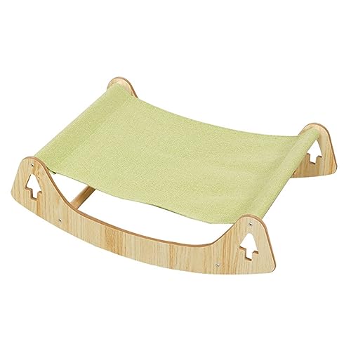 ZLXHDL Katzenhängematte. Katzenbett aus Holz, atmungsaktiv, abnehmbar, waschbar, Schaukelstuhl, erhöhtes Kätzchenbett aus Holz für alle Jahreszeiten ZLXHDL Katzenhängematte. Katzenbett aus Holz, atmungsaktiv, abnehmbar, waschbar, Schaukelstuhl, erhöhtes Kätzchenbett aus Holz für alle Jahreszeiten von ZLXHDL