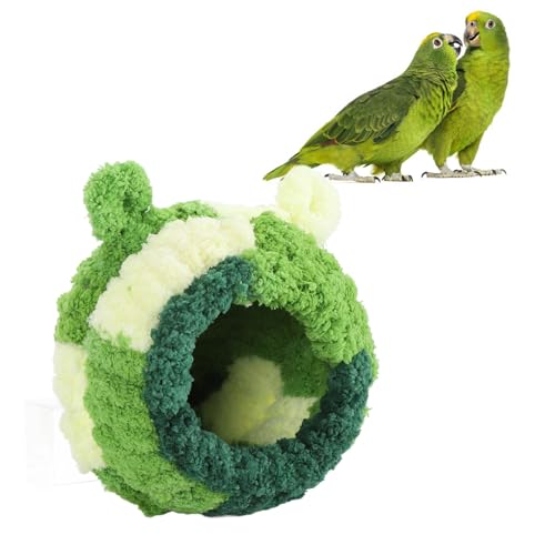 ZLXHDL Vogelnest, gemütliches, bequemes Vogelbett, schönes Aussehen, dekoratives warmes Sittichnest, Sittich-Nistkasten für Sittiche (S 18.5 X 10.2 X 2.6in) von ZLXHDL