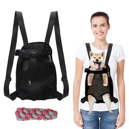 ZMDMAH Hunderucksack, Haustier Rucksack Hund Tragetasche, Katzenrucksack Verstellbarer Haustierrucksack Verstellbarer Hunde Tragerrucksack Katzen Rucksack für Kleine und Mittelgroße Hunde ZMDMAH Hunderucksack, Haustier Rucksack Hund Tragetasche, Katzenrucksack Verstellbarer Haustierrucksack Verstellbarer Hunde Tragerrucksack Katzen Rucksack für Kleine und Mittelgroße Hunde von ZMDMAH