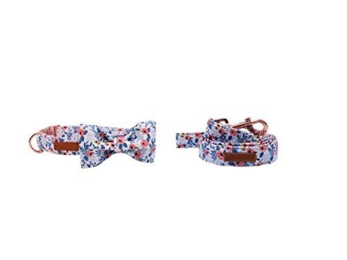 Hundehalsband-Krawatten für Hunde und Katzen mit stabilem Schnallenhalsband und Leine, S. von ZMKW
