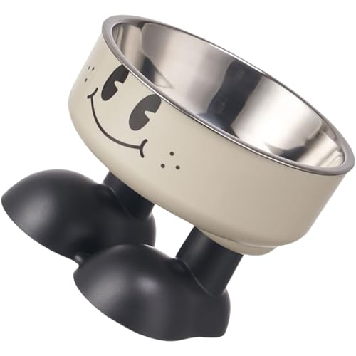 Erhöhter Futternapf für Haustiere mit ergonomischem Design, große Kapazität, Edelstahl-Futterspender für kleine Hunde und Katzen Erhöhter Futternapf für Haustiere mit ergonomischem Design, große Kapazität, Edelstahl-Futterspender für kleine Hunde und Katzen von ZMYING