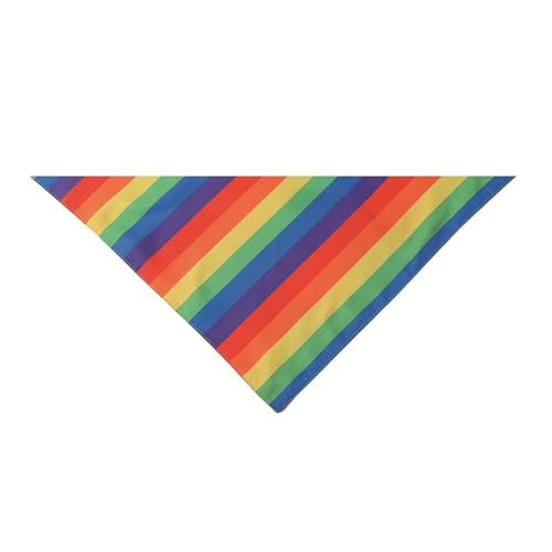 ZMYING Regenbogen-Hundehalstuch, Dreieckstuch für Hunde, Halstuch, Halstuch, Haustier-Halstuch, Versorgung, Dreieckstuch, Partyzubehör von ZMYING