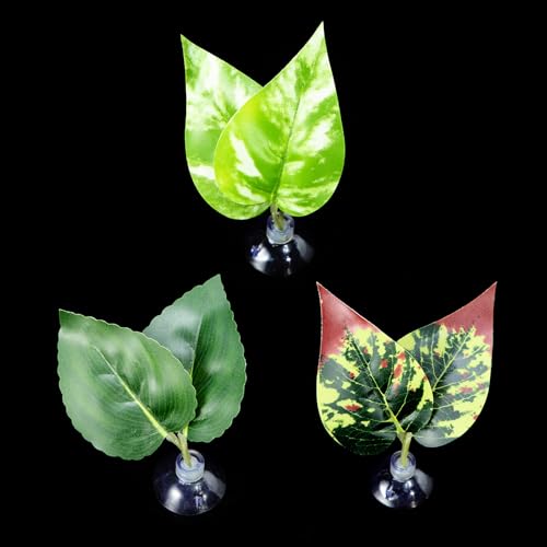 ZMYING Realistische künstliche Pflanze, Aquarien, Wassergras für Terrarien, Futterplattform, 3 Stück von ZMYING