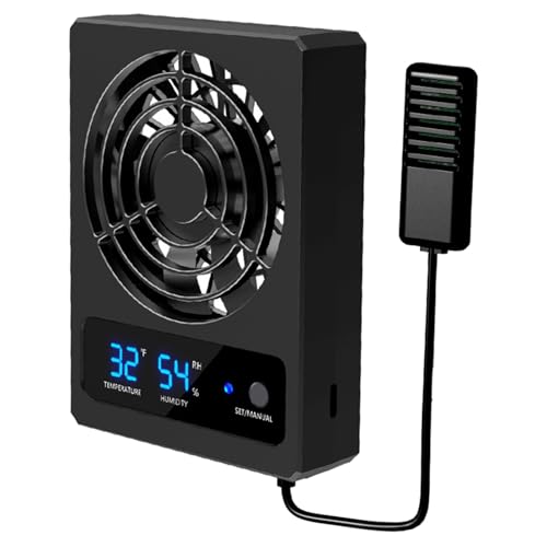 ZMYING Terrarien Ventilator Kühlventilator Reptilien Tanks Hängende Luftkühler Automatische Terrarien Chiller Temperaturregelung Ventilator von ZMYING