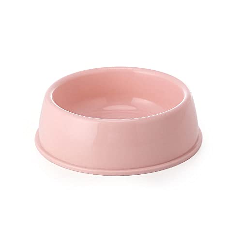 Haustier Schüssel Napf Für Katzen Und Hunde Plastik Pet Bowl Welpe Cat Bowl Lebensmittel Ware Medium Dog Bowl Cat Bowl Pink von ZNYLX