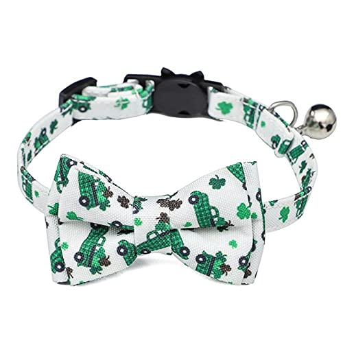 Hundehalsband Mit Schleife Einzigartiges Katzenhalsband Katzenhalsband Mit Glocke Safe Breakaway Verschluss Welpenhalskette Verstellbare Kätzchen Bowknot Fliege Haustiere Zubehör B von ZNYLX