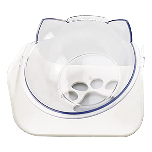 Hundenapf Katzenschüssel Pet Bowl Cat Shape rutschfeste Pet Feeding Bowl Cat Bowls Welpenfutterbehälter Water Feeder Dish Feeding Bowl Für Hunde Weiß von ZNYLX