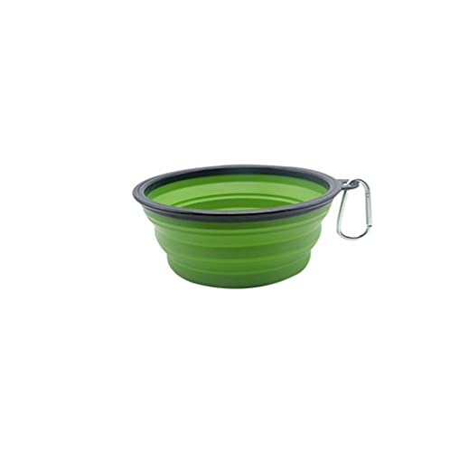 Personalisiert Hundenapf Hundenapf Pet Folding Bowl 1000Ml Kunststoff Große Hundenapf Cat Bowl Futterschale Grün von ZNYLX