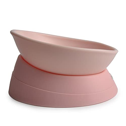 Personalisiert Hundenapf Hundenapf Pet Supplies Verstellbares Flaches Gesicht Cat Bowl Oblique Bulldog Dog Bowl Cat Bowl Pink von ZNYLX