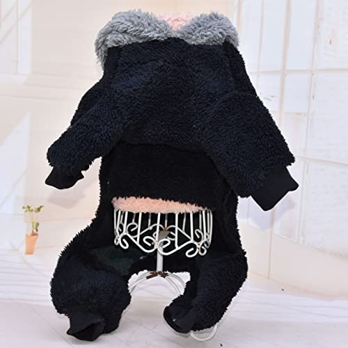 ZNZT Hundekleidung Hundekostüme Winter Warmer Vierbeiniger Baumwollmantel Hundekleidung Jacke Für Welpen Bulldogge Haustier Katze Overall Kleidung Halloween von ZNZT