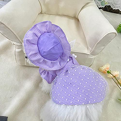 ZNZT Hundekleidung Kleiner Hund Kleid + Hut Katze Welpen Chihuahua Kleiner Hund Rock Sommer Haustier Kostüm Kleidung Kleidung Outfit Kleidungsstück Outfit Halloween von ZNZT