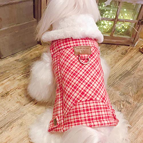 ZNZT Hundekleidung Winter Haustier Kostüm Mantel Harness Warme Kleidung Für Kleine Hunde Pomeranian Yorkshire Puppy Bichon Schnauzer Hund Halloween von ZNZT