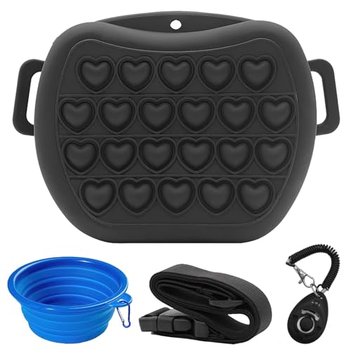ZOCONE Silikon-Hundeleckerli-Tasche für Hundetraining mit Gürtel, tragbare Hundetraining-Leckerli-Tasche mit Magnetverschluss, Silikon-Leckerli-Taschen für Hundetraining mit ZOCONE Silikon-Hundeleckerli-Tasche für Hundetraining mit Gürtel, tragbare Hundetraining-Leckerli-Tasche mit Magnetverschluss, Silikon-Leckerli-Taschen für Hundetraining mit von ZOCONE