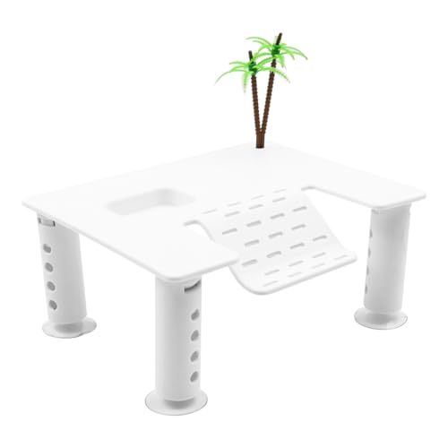 ZONADAH Schildkröten-Schwimminsel, Schildkröten-Aalplattform mit Saugnapf, Dekoration für Aquarien, Schildkröten-Kletterterrasse für Halbwassertiere ZONADAH Schildkröten-Schwimminsel, Schildkröten-Aalplattform mit Saugnapf, Dekoration für Aquarien, Schildkröten-Kletterterrasse für Halbwassertiere von ZONADAH