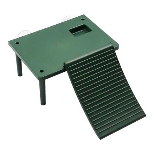 ZONADAH Schildkröten-Schwimminsel, Schildkröten-Sonnenplattform, Schildkröten-Terrassenunterstand mit Saugnapf, Lebensmittelbehälter, Trockenständer, Schildkröten-Sonnendock für Aquarien, Grün ZONADAH Schildkröten-Schwimminsel, Schildkröten-Sonnenplattform, Schildkröten-Terrassenunterstand mit Saugnapf, Lebensmittelbehälter, Trockenständer, Schildkröten-Sonnendock für Aquarien, Grün von ZONADAH