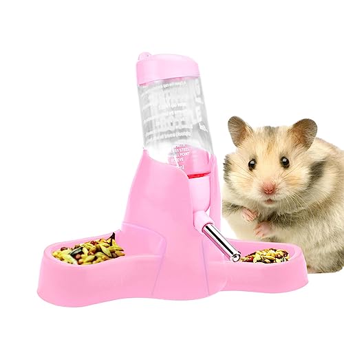 Kleine Tierwasserflasche ohne Tropfen | Automatische, tropffreie Kleintierflasche für Futter und Wasser - Haustierzubehör 80 ml Trinkflasche für Hamster Zonewd von ZONEWD