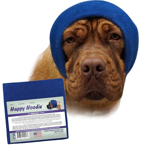 Happy Hoodie Large, Navy Blau für Big Hunde Wie Hirten, Goldens, Chow, Malamutes, Pit Bulls, Hilft Calm, Komfort und schützen Ihren Hund Happy Hoodie Large, Navy Blau für Big Hunde Wie Hirten, Goldens, Chow, Malamutes, Pit Bulls, Hilft Calm, Komfort und schützen Ihren Hund von ZONI PETS