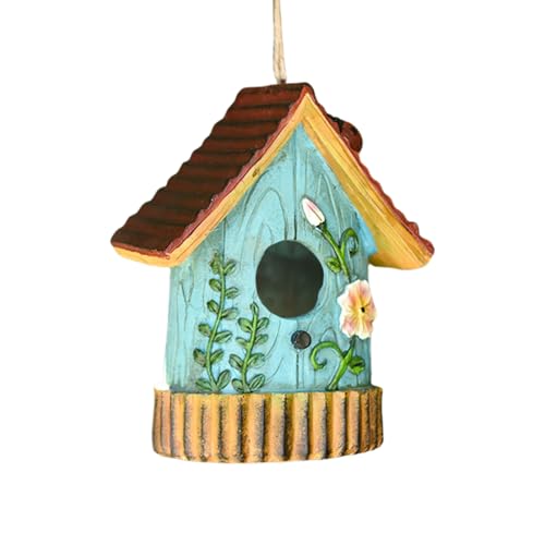 ZOOMIMI Vogelnest Käfig, lackiertes Nest Unterschlupf Nest Kolibri Outdoor Versteck Nest für kleine Größe Vogelzubehör von ZOOMIMI