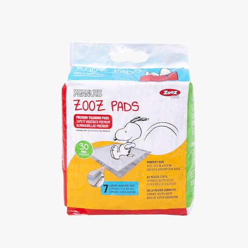 ZOOZ Pets Hundeunterlagen - 30 Stück - Schutzschichten - Verbundene Sauberkeit - Saugfähige Magie - Geruchskontrolle - Verstärkte Stabilität von ZOOZ PETS