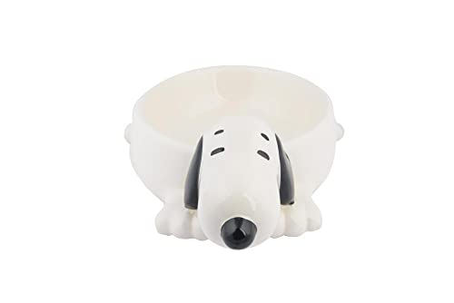 ZOOZ Pets 3D Keramiknäpfe - Offiziell lizenzierte Peanuts - Langlebiges und leicht zu reinigendes Material - Einzigartiges 3D Snoopy Design - Geeignet für Hunde und Katzen von ZOOZ PETS