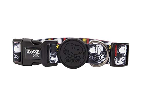 ZOOZ PETS Verstellbares Hundehalsband - Offiziell lizenzierte Peanuts Strapazierfähig und bequem - Verstärkter Verschluss - Verschiedene Größen und Farben (XS, Film Black) ZOOZ PETS Verstellbares Hundehalsband - Offiziell lizenzierte Peanuts Strapazierfähig und bequem - Verstärkter Verschluss - Verschiedene Größen und Farben (XS, Film Black) von ZOOZ PETS