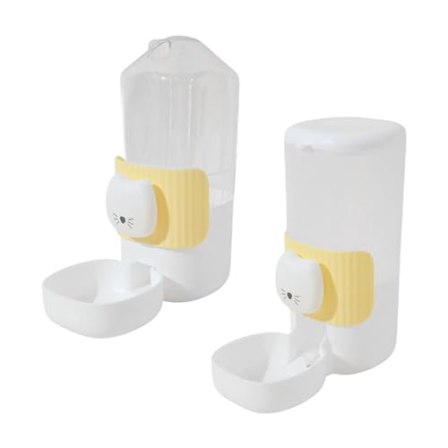 Automatischer hängender Wasserspender für Hunde, mit Cartoon-Katzengesicht, sichere PP-einfache Installation, für vielbeschäftigte Besitzer, Heimdekoration, Käfigmontage, automatischer Futterspender Automatischer hängender Wasserspender für Hunde, mit Cartoon-Katzengesicht, sichere PP-einfache Installation, für vielbeschäftigte Besitzer, Heimdekoration, Käfigmontage, automatischer Futterspender von ZORESCOLEO