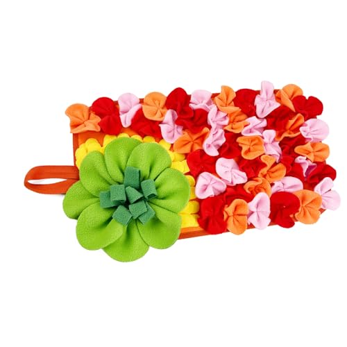 Futtermatte mit Blumen-Design für Kaninchen, Meerschweinchen, interaktives Futterspielzeug mit kaufestem Stoff, langsam füttern Futtermatte mit Blumen-Design für Kaninchen, Meerschweinchen, interaktives Futterspielzeug mit kaufestem Stoff, langsam füttern von ZORESCOLEO
