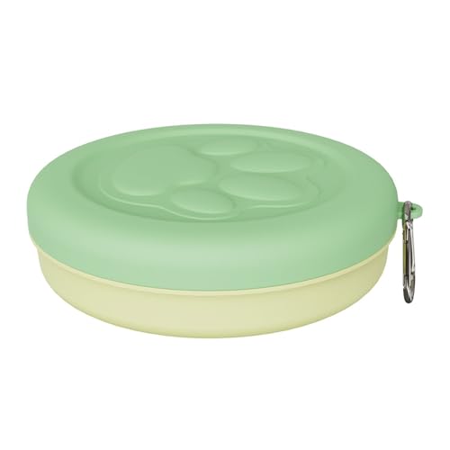 Hundenapf mit Deckel, tragbare Haustier-Reisenäpfe, Wasser-Futternäpfe für Katzen und Kleintiere, Reisen, Reise-Wasserflasche, tragbare Haustier-Trink-Futterspender Hundenapf mit Deckel, tragbare Haustier-Reisenäpfe, Wasser-Futternäpfe für Katzen und Kleintiere, Reisen, Reise-Wasserflasche, tragbare Haustier-Trink-Futterspender von ZORESCOLEO