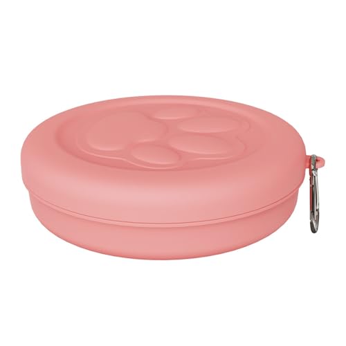 Hundenapf mit Deckel, tragbare Haustier-Reisenäpfe, Wasser-Futternäpfe für Katzen und Kleintiere, Reisen, Reise-Wasserflasche, tragbare Haustier-Trink-Futterspender Hundenapf mit Deckel, tragbare Haustier-Reisenäpfe, Wasser-Futternäpfe für Katzen und Kleintiere, Reisen, Reise-Wasserflasche, tragbare Haustier-Trink-Futterspender von ZORESCOLEO