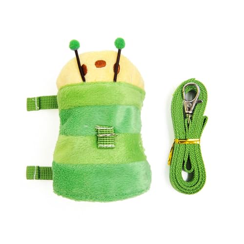 Set mit Geschirr und Leine für kleine Haustiere, mit Glöckchen, für Rennmäuse, Meerschweinchen, Eichhörnchen, Kätzchen, Hunde, Spazierengehen, mit sicheren Glocken Set mit Geschirr und Leine für kleine Haustiere, mit Glöckchen, für Rennmäuse, Meerschweinchen, Eichhörnchen, Kätzchen, Hunde, Spazierengehen, mit sicheren Glocken von ZORESCOLEO