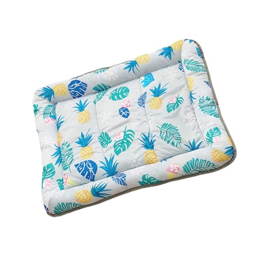 Weiche Kissen für Haustiere, kühlendes Bett, geeignet für kleine bis große Katzen, atmungsaktiv, waschbar, kühlendes Hundebett Weiche Kissen für Haustiere, kühlendes Bett, geeignet für kleine bis große Katzen, atmungsaktiv, waschbar, kühlendes Hundebett von ZORESCOLEO
