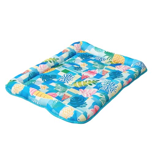 Weiche Kissen für Haustiere, kühlendes Bett, geeignet für kleine bis große Katzen, atmungsaktiv, waschbar, kühlendes Hundebett Weiche Kissen für Haustiere, kühlendes Bett, geeignet für kleine bis große Katzen, atmungsaktiv, waschbar, kühlendes Hundebett von ZORESCOLEO