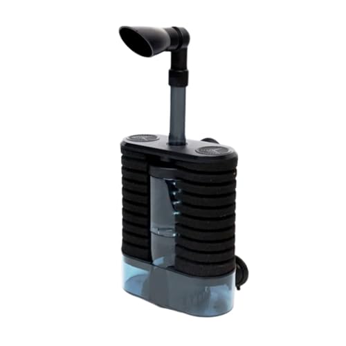 ZORESCOLEO 6-in-1-Aquariumfilter mit organischen Medien und Flüssigkeitsbett, USB-betrieben, für Aquarien, Wasserwartung, Aquariumfilter, Sauerstoffmaschine von ZORESCOLEO
