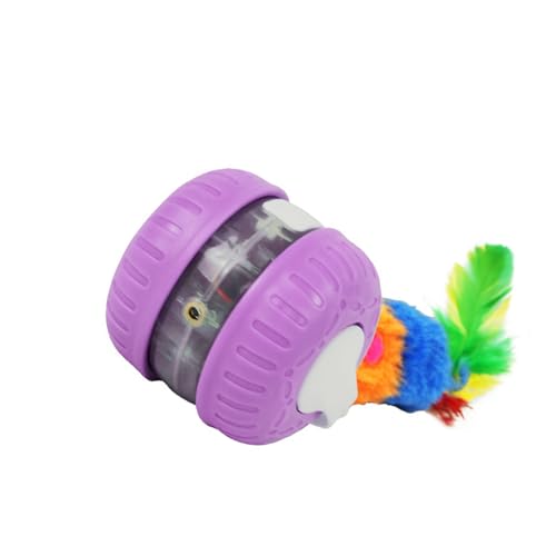 ZORESCOLEO Automatisches Spielzeug für Katzen, interaktiver Spaß, Teasingball, lustige Übung für Indoor-Katzen, Spieljagd, elektrische Katzen, automatisch rotierender Chaser ZORESCOLEO Automatisches Spielzeug für Katzen, interaktiver Spaß, Teasingball, lustige Übung für Indoor-Katzen, Spieljagd, elektrische Katzen, automatisch rotierender Chaser von ZORESCOLEO