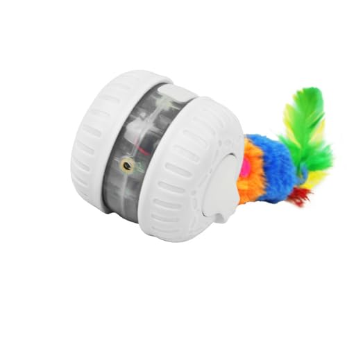 ZORESCOLEO Automatisches Spielzeug für Katzen, interaktiver Spaß, Teasingball, lustige Übung für Indoor-Katzen, Spieljagd, elektrische Katzen, automatisch rotierender Chaser ZORESCOLEO Automatisches Spielzeug für Katzen, interaktiver Spaß, Teasingball, lustige Übung für Indoor-Katzen, Spieljagd, elektrische Katzen, automatisch rotierender Chaser von ZORESCOLEO