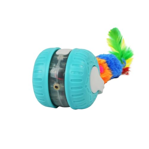 ZORESCOLEO Automatisches Spielzeug für Katzen, interaktiver Spaß, Teasingball, lustige Übung für Indoor-Katzen, Spieljagd, elektrische Katzen, automatisch rotierender Chaser ZORESCOLEO Automatisches Spielzeug für Katzen, interaktiver Spaß, Teasingball, lustige Übung für Indoor-Katzen, Spieljagd, elektrische Katzen, automatisch rotierender Chaser von ZORESCOLEO