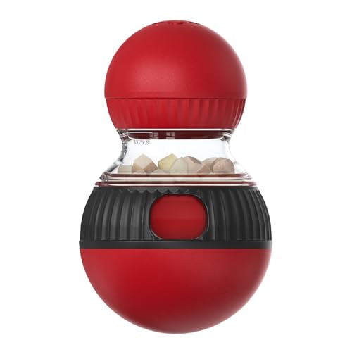 ZORESCOLEO Belohnender Leckerli-Spender für Hunde, Ball, auslaufendes Futter-Puzzle, Fütterungsspielzeug für langsames Füttern, geistige Übung, rotierender Leckerli-Spender ZORESCOLEO Belohnender Leckerli-Spender für Hunde, Ball, auslaufendes Futter-Puzzle, Fütterungsspielzeug für langsames Füttern, geistige Übung, rotierender Leckerli-Spender von ZORESCOLEO