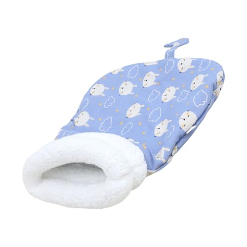 ZORESCOLEO Weiches Plüsch-Katzenbett, Cartoon-Motiv, waschbar, warmes Design, Ruhebett für drinnen und draußen, kaltes Wetter, Haustier-Schlafsack ZORESCOLEO Weiches Plüsch-Katzenbett, Cartoon-Motiv, waschbar, warmes Design, Ruhebett für drinnen und draußen, kaltes Wetter, Haustier-Schlafsack von ZORESCOLEO